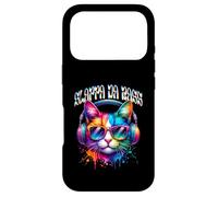 Custodia per iPhone 17 Pro Slappa Da Bass Fun Cat indossa cuffie EDM DJ Rave Design