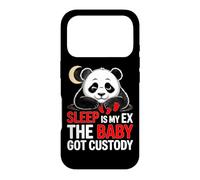 Custodia per iPhone 17 Pro SLEEP IS MY EX THE BABY GOT CUSTODY