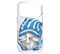 Custodia per iPhone 17 Pro Sleepy Gnome Grandpa With Striped Pj And Candle Night Light