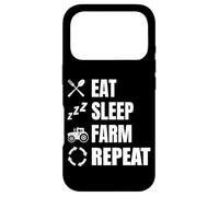 Custodia per iPhone 17 Pro Slogan dell'agricoltura contadina Campo