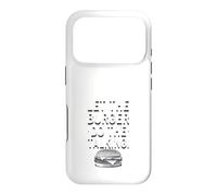 Custodia per iPhone 17 Pro Smash Burger Lover Cheeseburger alla griglia con parte superiore piatta