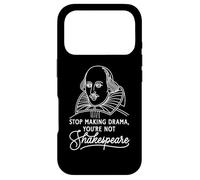 Custodia per iPhone 17 Pro Smetti di fare drammi Non sei Shakespeare
