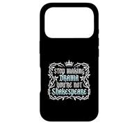 Custodia per iPhone 17 Pro Smetti di fare drammi Non sei Shakespeare