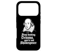 Custodia per iPhone 17 Pro Smetti di fare drammi Non sei Shakespeare