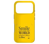 Custodia per iPhone 17 Pro Smile and make the world a better place to live.