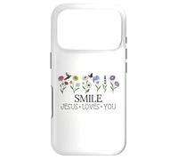Custodia per iPhone 17 Pro Smile Jesus Loves You Sign,Christian Faith God Bible Verse