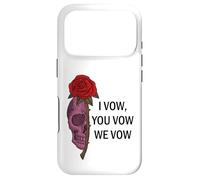 Custodia per iPhone 17 Pro Smutty Book Merch I Vow You Vow We Vow Sign Dark Romance