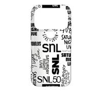 Custodia per iPhone 17 Pro SNL 50 Saturday Night Live Logos all-over print