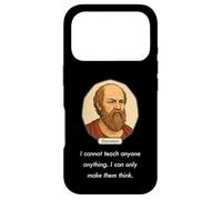 Custodia per iPhone 17 Pro Socrate disse: "Non posso insegnare solo a far pensare alle persone" (Dark)
