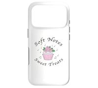 Custodia per iPhone 17 Pro Soft Notes Sweet Treats Coquette Estetica Cupcakes & Rose