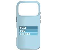 Custodia per iPhone 17 Pro SOLI DEO GLORIA - 5 Solas - Riforma - Semper Reformanda