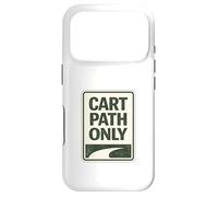 Custodia per iPhone 17 Pro Solo percorsi di carrello Primi tee nervosismo Scherzi pubblici sulla società di golf