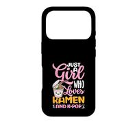 Custodia per iPhone 17 Pro Solo una ragazza che ama ramen e K Pop