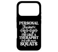 Custodia per iPhone 17 Pro Sono come un terapista ma con più Squat Personal Trainer