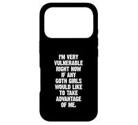 Custodia per iPhone 17 Pro Sono molto vulnerabile Rn se una ragazza gotica si approfitta di me