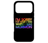Custodia per iPhone 17 Pro SONO SCUSATO PER QUELLO CHE HO DETTO QUANDO Ero MORMON LGBT Meme