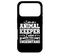 Custodia per iPhone 17 Pro Sono un custode degli animali Risolvo i problemi Zoologo dello zoo Keeper