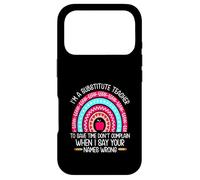 Custodia per iPhone 17 Pro Sono un insegnante sostituto per risparmiare tempo nomi sbagliati