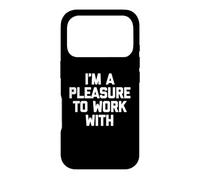 Custodia per iPhone 17 Pro Sono un piacere lavorare con - divertente dire lavoro in ufficio