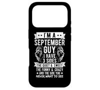 Custodia per iPhone 17 Pro Sono un ragazzo di settembre, ho 3 lati, quello tranquillo e