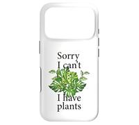 Custodia per iPhone 17 Pro Sorry i can't i have plants. Monstera