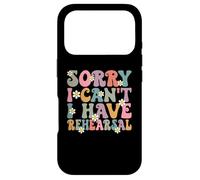Custodia per iPhone 17 Pro Sorry I Can't I Have Rehearsal Attore Prove Divertente Groovy