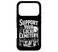 Custodia per iPhone 17 Pro Sostieni il tuo cimitero locale | Chiesa Yard Goth Y2K Emo Night