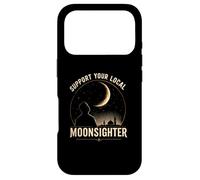 Custodia per iPhone 17 Pro Sostieni il tuo umorismo lunare lunare locale Moonsighter