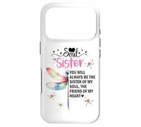 Custodia per iPhone 17 Pro Soul Sister Dragonfly Always My Sister Forever My Friend