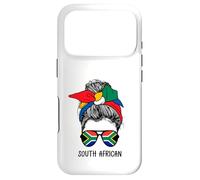 Custodia per iPhone 17 Pro South African Girl South African Heritage South Africa Flag