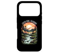 Custodia per iPhone 17 Pro South Fork Colorado USA Scenic Mountain Retro Tramonto Stile