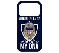 Custodia per iPhone 17 Pro Souvenir bandiera USVI delle Isole Vergini americane DNA