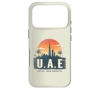 Custodia per iPhone 17 Pro Souvenir vintage retrò del paesaggio degli Emirati Arabi Uniti