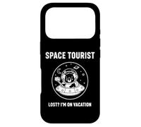 Custodia per iPhone 17 Pro Space Tourist Lost? I'm On Vacation Emblema esploratore cosmico