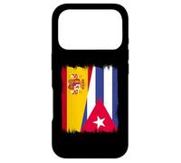 Custodia per iPhone 17 Pro Spagna Cuba Mezza Bandiera Cubano Orgoglio Spagnolo Cuban Heritage