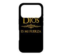 Custodia per iPhone 17 Pro Spagnolo, Espanol Design religioso Dios es mi Fuerza