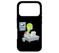 Custodia per iPhone 17 Pro Spazio scientifico Voglio Credere Alien X Parodia Nerd Geek Lol