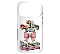 Custodia per iPhone 17 Pro Speech Therapy SLP Help Tiny People Communicate Coquette