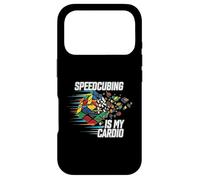 Custodia per iPhone 17 Pro Speedcubing Is My Cardio Funny Cube Solver Design