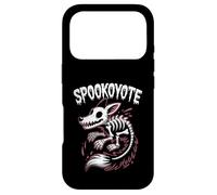 Custodia per iPhone 17 Pro Spettrale Coyote Scheletro Sciacallo Halloween