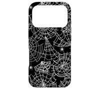 Custodia per iPhone 17 Pro Spettrale Halloween Ragnatela Pattern Dark Academia