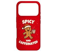 Custodia per iPhone 17 Pro Spicy And Caffeinated Gingerbread Funny Coffee Christmas