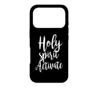 Custodia per iPhone 17 Pro Spirito Santo Attivare - Script religioso cristiano amore speranza