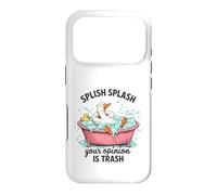 Custodia per iPhone 17 Pro Splish Splash La tua opinione è Trash Duck Bath