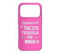 Custodia per iPhone 17 Pro Sponsored By Tacos Tequila & Dogs,Drink Tequila Pet Dog Paw