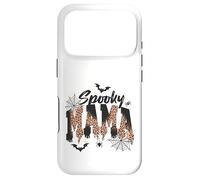 Custodia per iPhone 17 Pro Spooky Mama Leopard Print Ghost Halloween Design