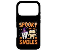 Custodia per iPhone 17 Pro Spooky Smiles Carino Halloween Dente Design