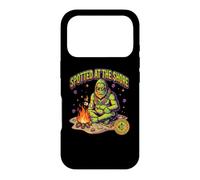 Custodia per iPhone 17 Pro Spotted At The Shore Divertente Bigfoot Beach Falò Halloween