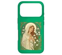 Custodia per iPhone 17 Pro St Brigid Art Nouveau Halo e Bucaneve