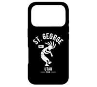 Custodia per iPhone 17 Pro St George Utah Dancing Kokopelli Souvenir Design invecchiato